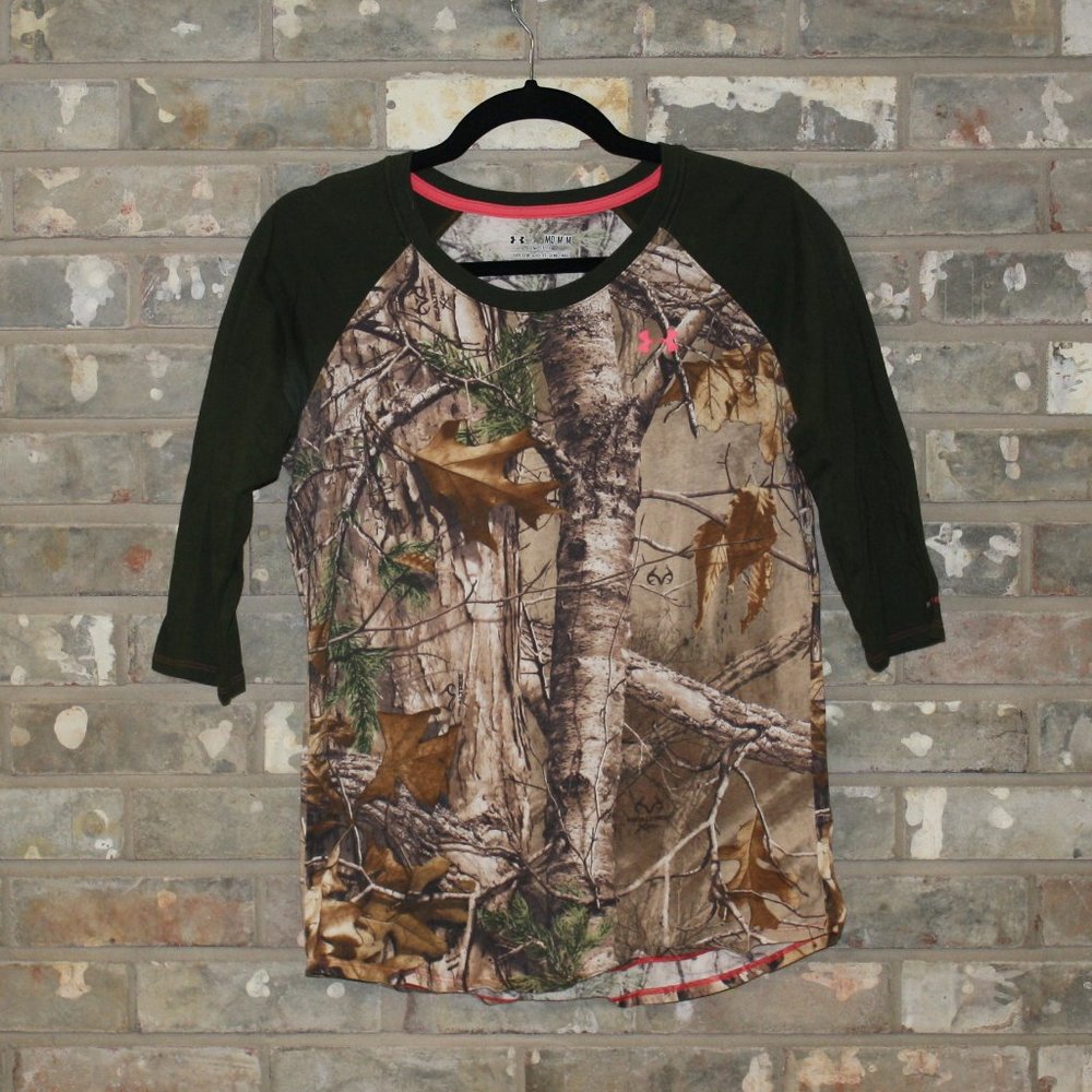Under Armour Camouflage 3/4 Sleeve Shirt